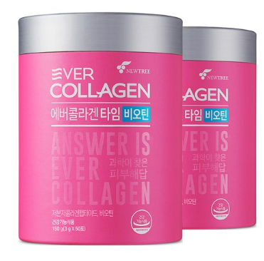 (광고) 에버콜라겐 타임 비오틴, 150g, 2개
